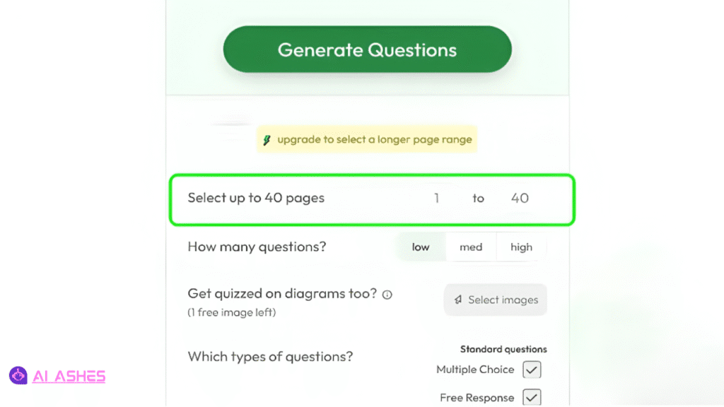 Select page range