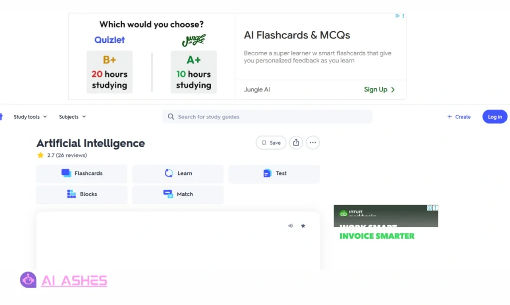 Quizlet AI Interface