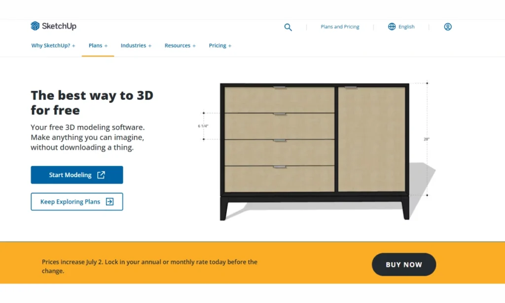 SketchUp free