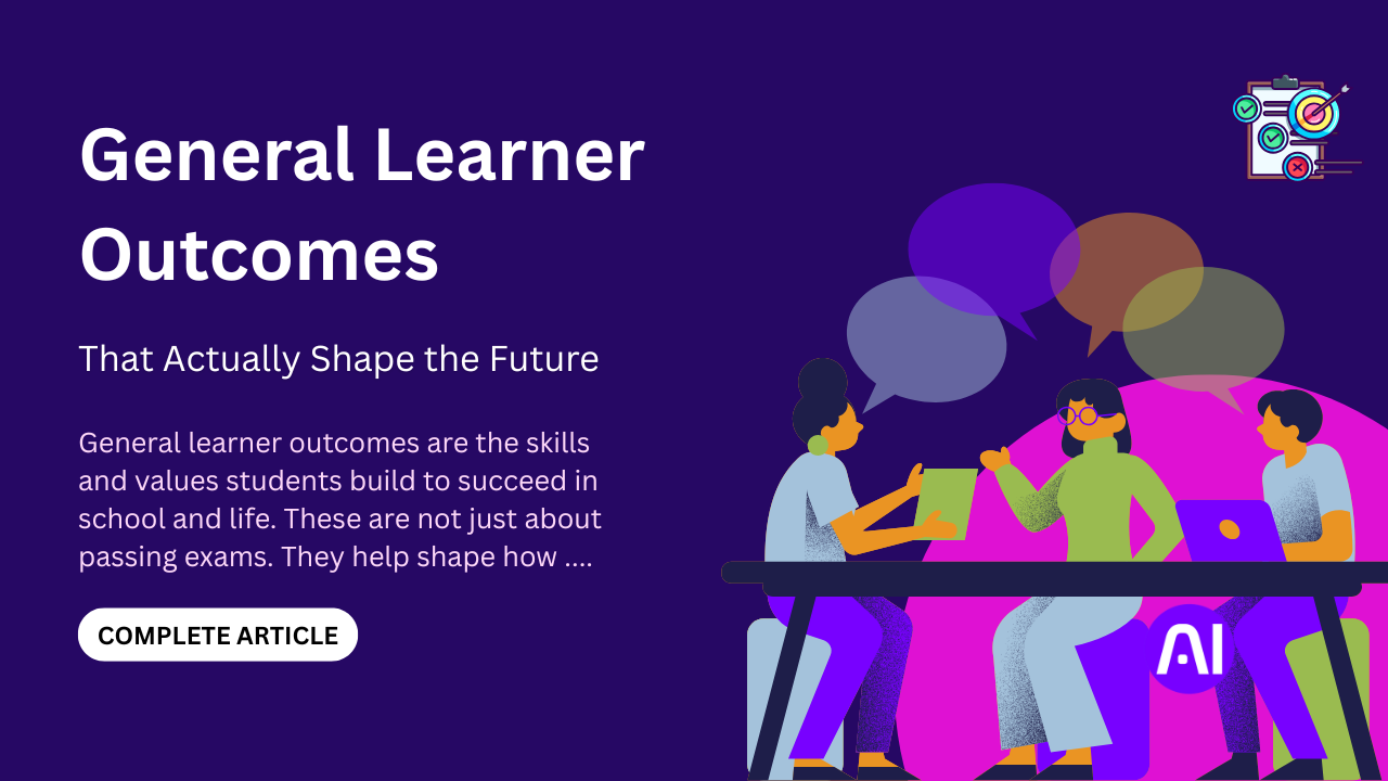 General Learner Outcomes That Actually Shape the Future with AI