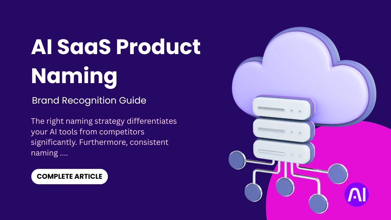AI SaaS Product name conventions