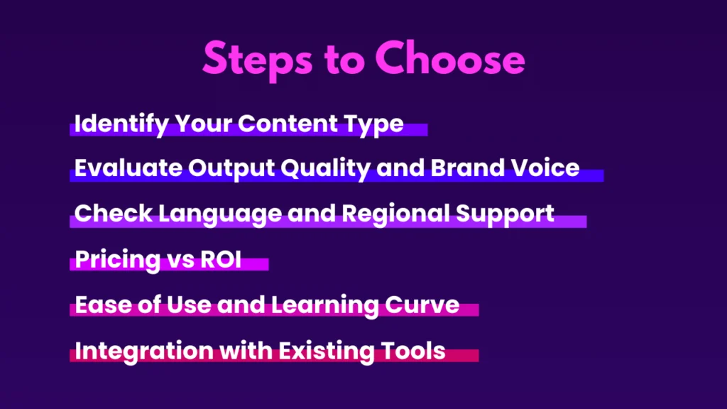 How to choose the best for you?