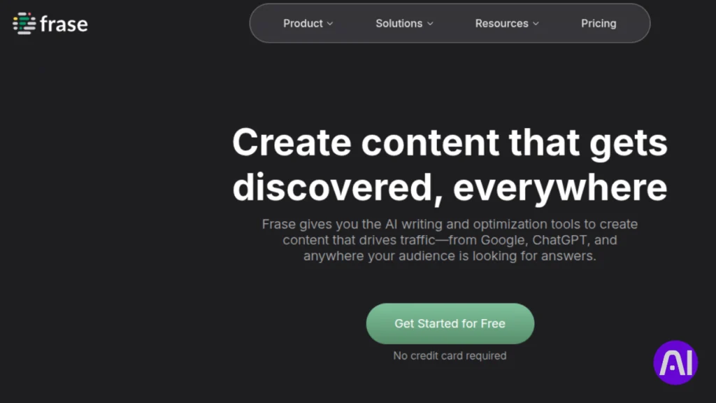Frase Dashboard