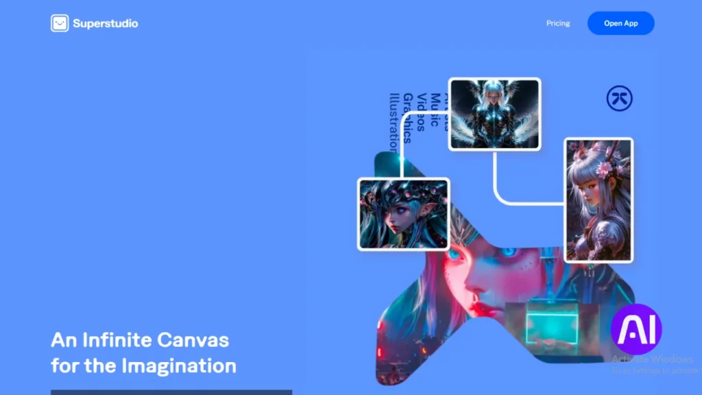 Abstract, audio-reactive animation generated by Kaiber AI for a music video project.